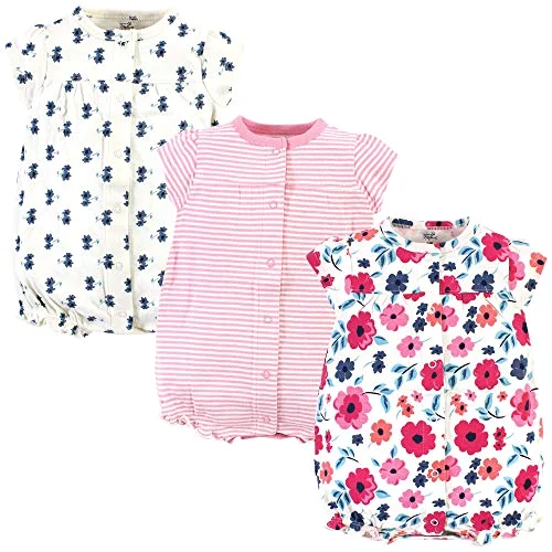 Touched by Nature Rompers in Garden Floral