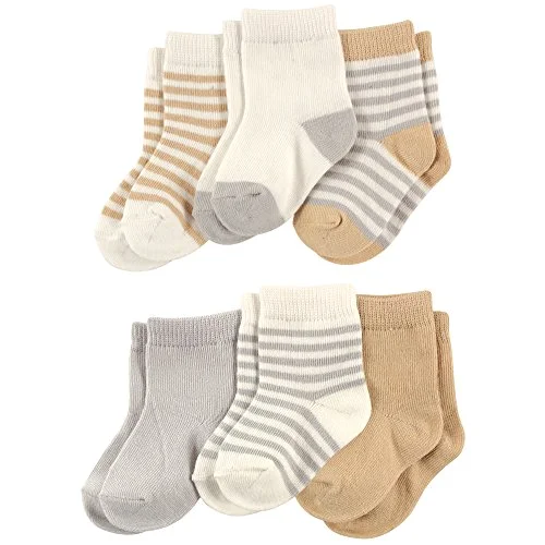 Touched by Nature Casual Socks in Neutral Stripes