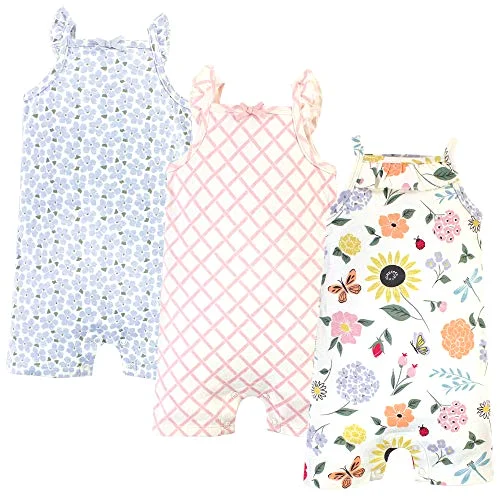 Touched by Nature Rompers in Flutter Garden