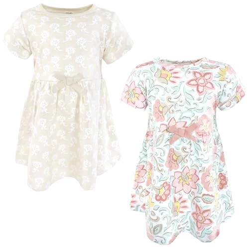 Touched by Nature Short-Sleeve Dresses in Traditional Floral