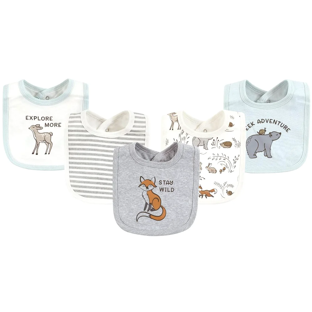 Touched by Nature Bibs in Dreamy Woodland