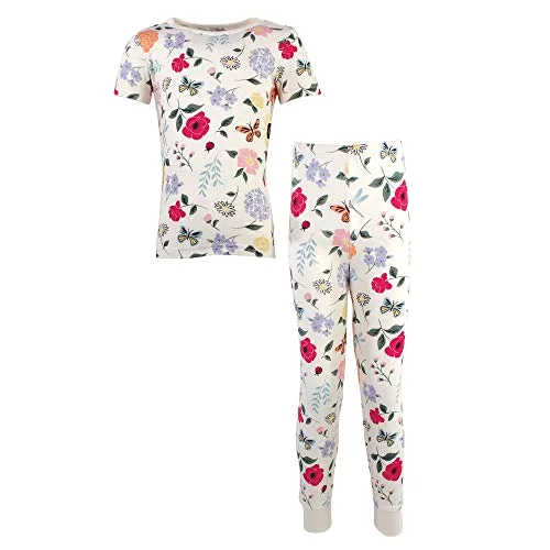 Touched by Nature Tight-Fit Pajama Set in Flutter Garden