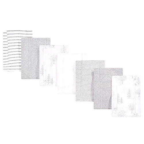 Touched by Nature Burp Cloths in Gray Woodland