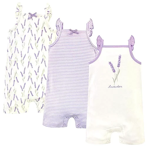 Touched by Nature Rompers in Lavender