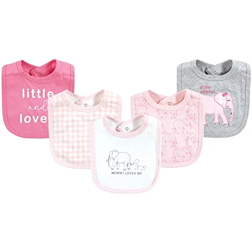 Touched by Nature Bibs in Pink Peanut