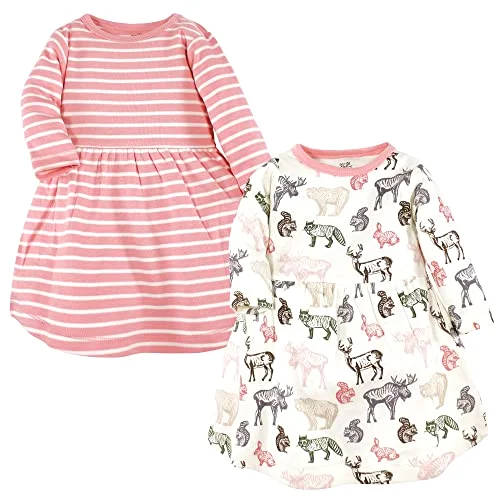 Touched by Nature Short-Sleeve and Long-Sleeve Dresses in Woodland