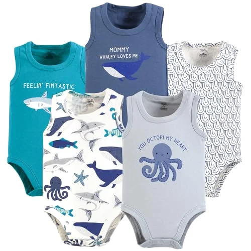 Touched by Nature Bodysuits in Mystic Sea