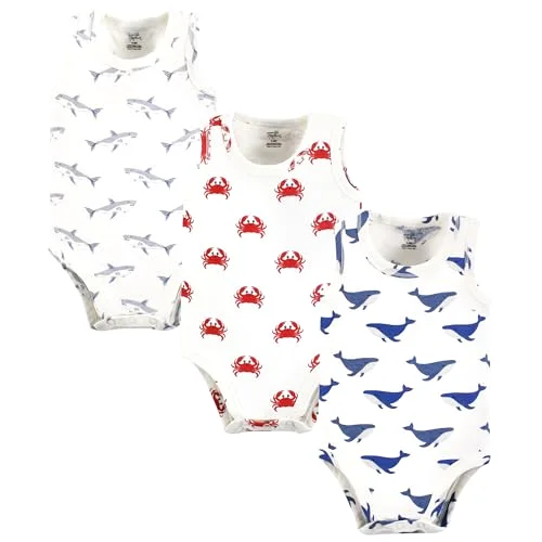 Touched by Nature Sleeveless Bodysuits in Mystic Sea Creatures